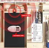Mejasg 85L Extra Large Fireproof Safe, LCD Keypad & Removable Shelves view 8
