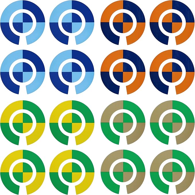 Acclaim Lawn Bowls Identification Stickers Markers Standard 5.5 cm