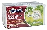 Diamond Greenlight Strike on Box Matches, 300 Count