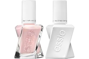 essie gel couture nail polish + top coat kit, wearing hue? + top coat