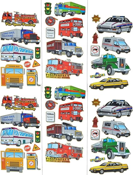 Feuerwehr Sticker 500 Stück - Wasserfeste Aufkleber Für Laptop & Skateboard