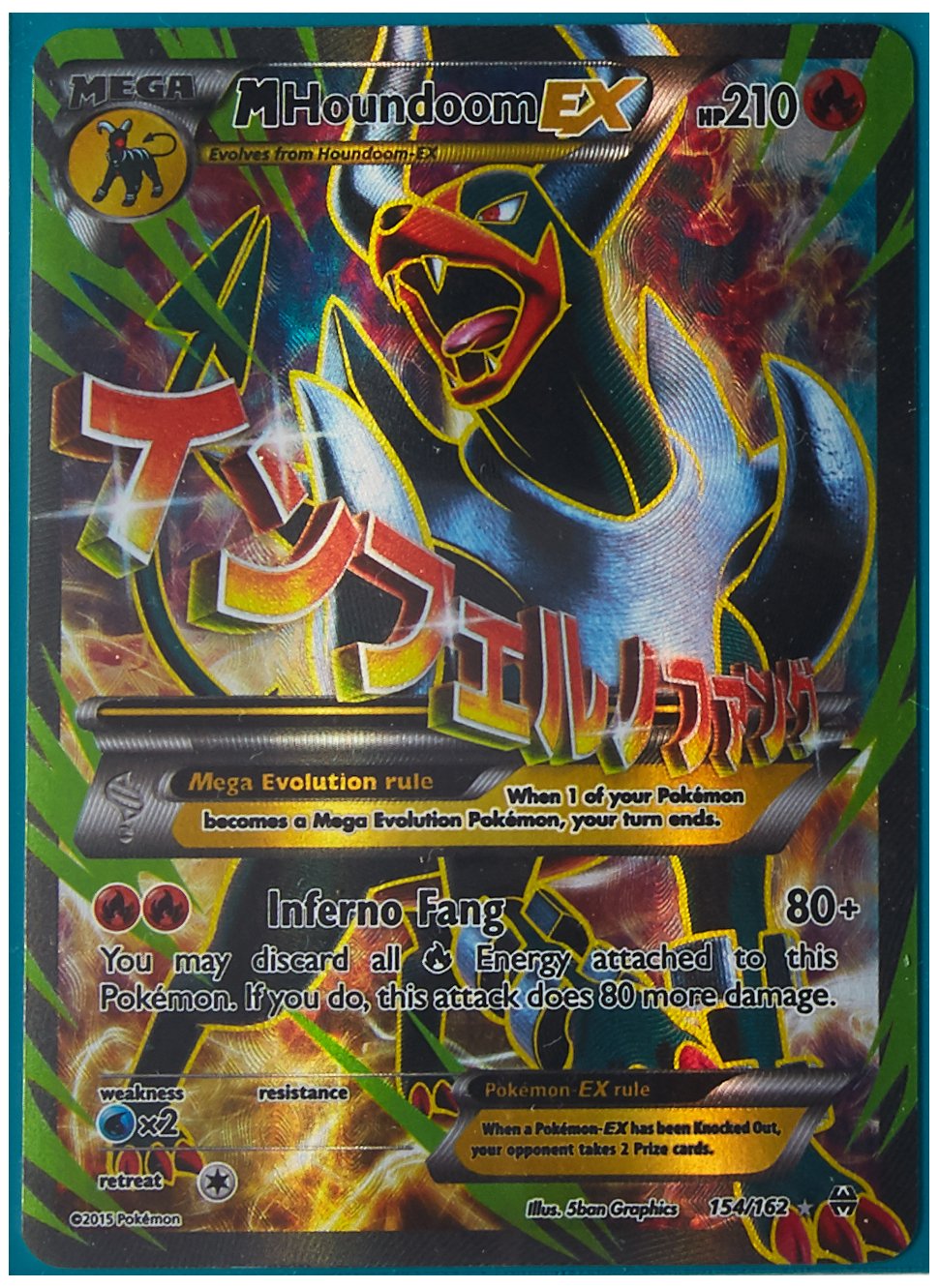 Pokemon - Mega-Houndoom-EX (154/162) - XY Breakthrough - Holo- Buy