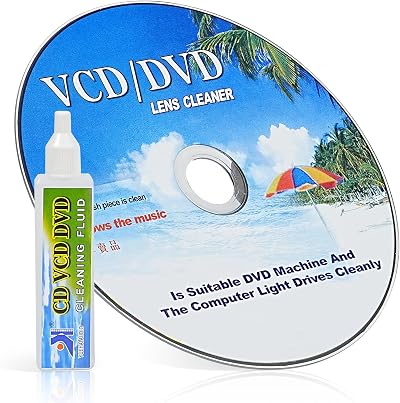 TRIXES CD DVD Lens Cleaner Cleaning Disc Ultra-Thin Brush Universal