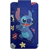 Disney Card Holder Wallet Slim Compact (Stitch Blue)