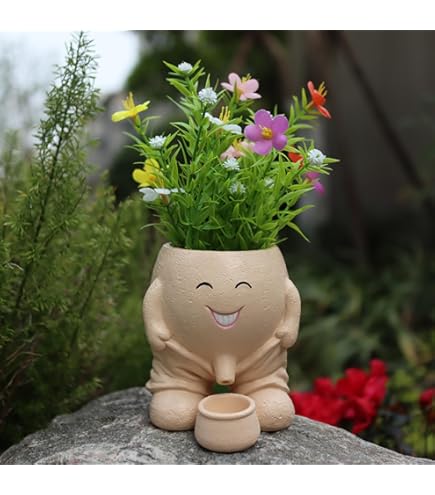 Amazon.com : Elegant Boob Flower Pot, Feminine Bust Planter for Indoor  Plants, Breast Vase for Succulents, Cacti, Air Plants, Outdoor, Plant Pot  for Home Decor (Pure White, Smaller 4.3 x 4 x