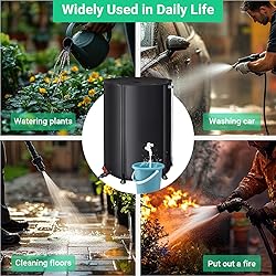 FAMIROSA 132 Gallon / 500L Collapsible Rain
