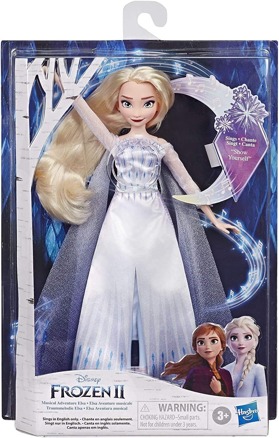 Hasbro Disney Frozen 2 Elsa, Singer Doll, Musical Adventure, Sing the