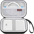 Elonbo Carrying Case for KODAK Step Instant Smartphone Photo Printer, Portable Mini Color Wireless Mobile Printer Travel Storage Protective Case, Mesh Pocket Fits KODAK Step Photo Paper, Black