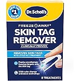 Dr. Scholl's Freeze Away Skin Tag Remover Kit, 8 ct – Completely removes Skin Tags in As Little As 1 Treatment, FDA-Cleared & Clinically Proven At-Home Removal, Easy 1-Handed Action, Permanent Results