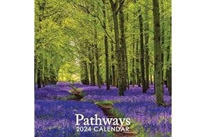 ROCHLI 2024 Pathways Square Hanging Wall Calendar - No Plastic - 12" x 12" Planner, Organizer, Home, Family, Schedule, Agenda, Gift