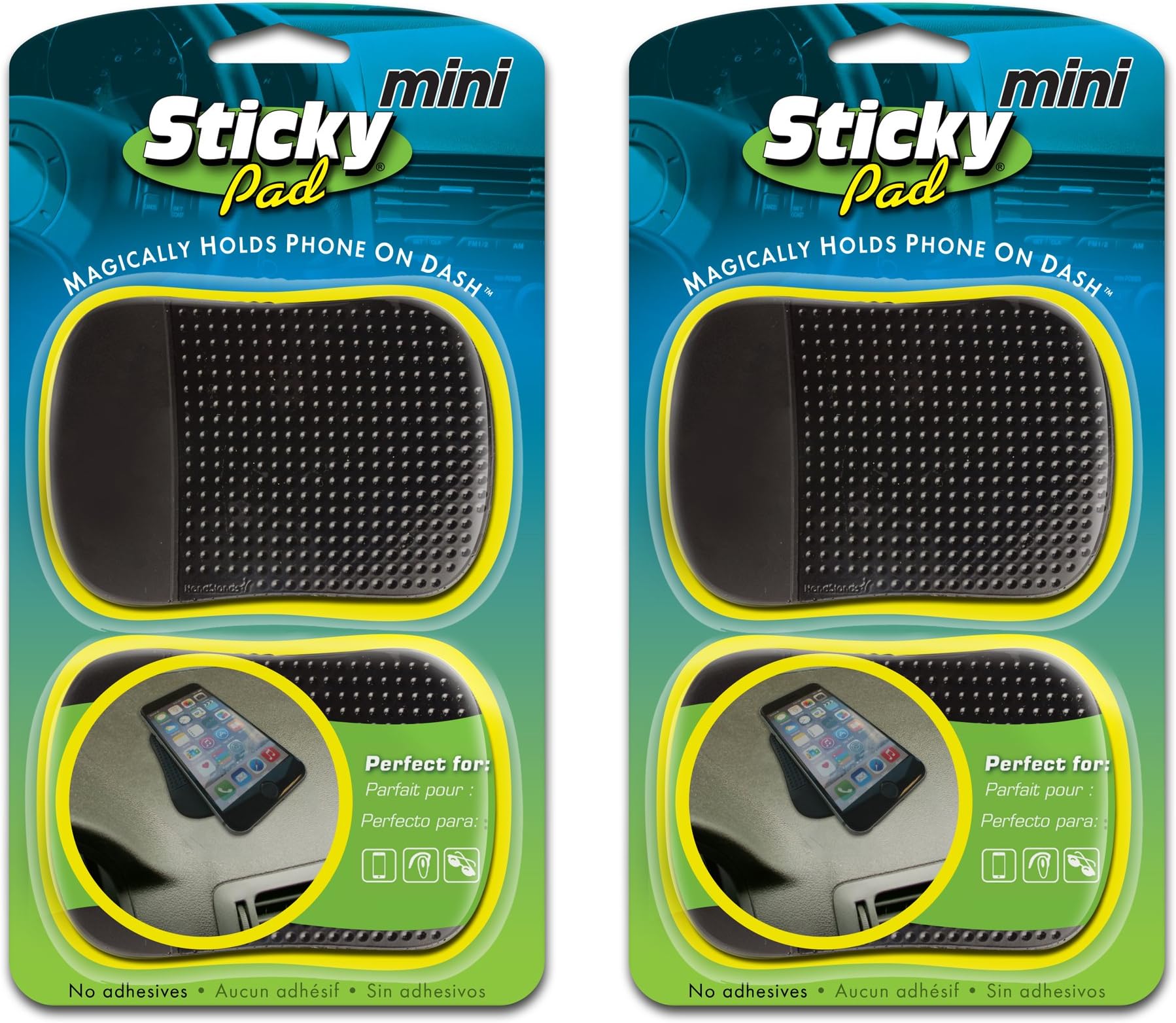 Sticky Pad HS Mini Jelly Black 2-Pack