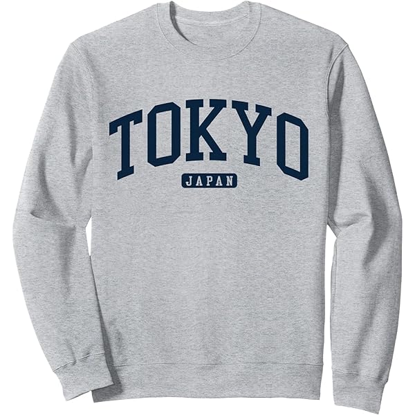 Amazon.com: Tokyo Japan College University Style Navy Long Sleeve