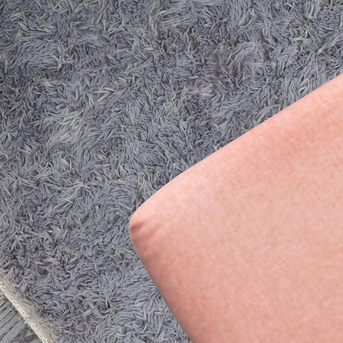 Supmaker Non-Slip Soft Area Rugs for all Seasons and any Style of Home, Great Decorative Rug / Carpet for Home Decorate, Children Play, Women yoga etc. (Color: Gray)