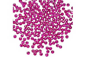 GENERIC Briskbloom 720PCS SS20 5MM Hotfix Rhinestones, Flatback Hotfix Crystals for Crafts Clothes Shoes, Round Glass Gemstones (Fuchsia)