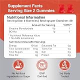 HOOLOO Creatine Gummies 5000 mg Monohydrate with 1000 mg BCAAs 60 Count view 9