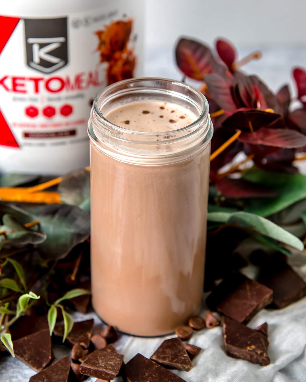 KetoLogic Keto Meal Replacement Shake With MCT Oil Powder Low Carb