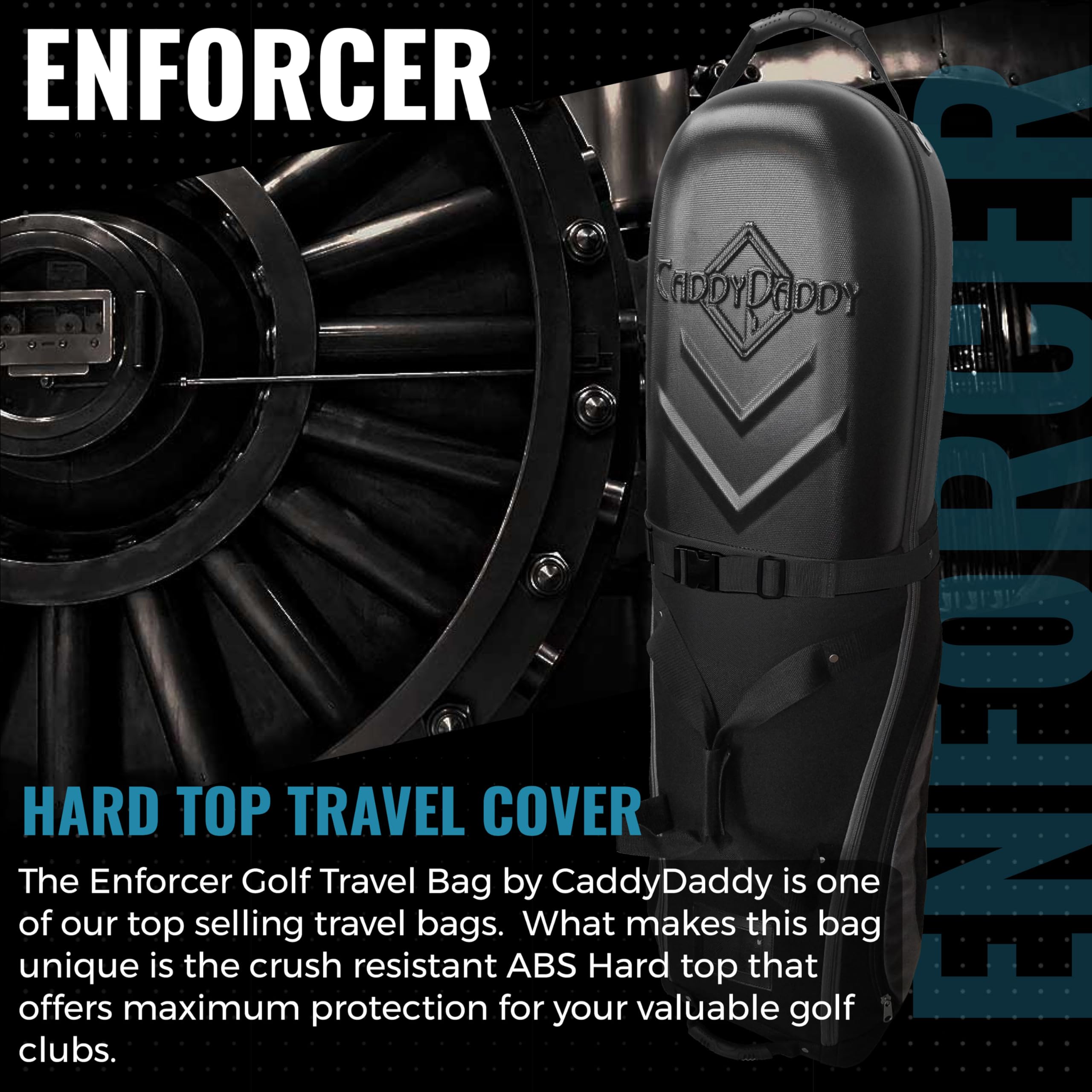 Mua CaddyDaddy Enforcer Golf Travel Bag SoftSided Cover with Hard Top