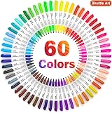 Shuttle Art 60 Colors Permanent Markers Fine Point Assorted view 2