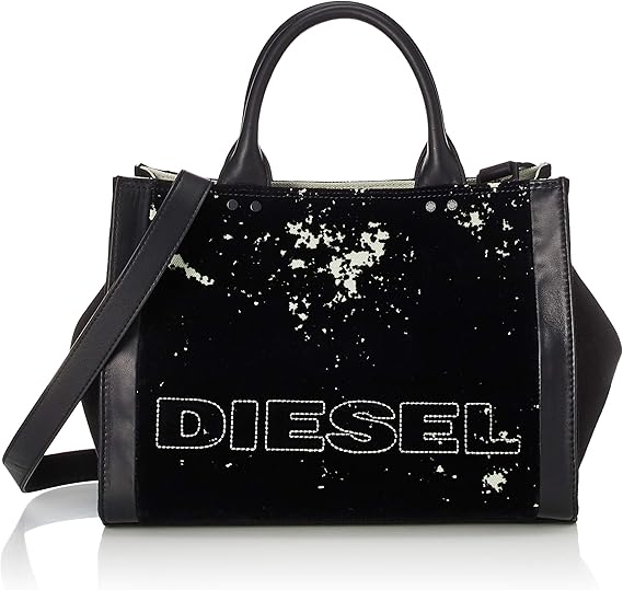 Amazon ディーゼル Diesel レディース フロッキープリント ２way トートバッグ M Flashi Sanbonny Mpf Handbag Xp3594 Uni Free ブラック アウトドア メンズ 通販