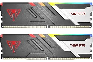 Patriot Viper Venom RGB DDR5 32GB (2 x 16GB) 6000MHz UDIMM Desktop Gaming Memory KIT - PVVR532G600C36K