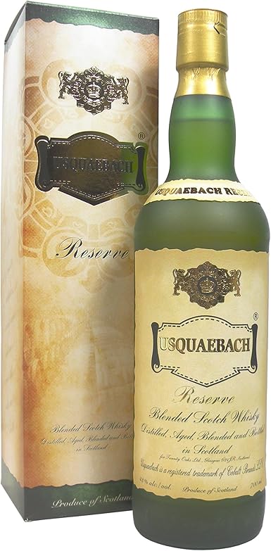 Amazon Co Jp ウシュクベ リザーブ 43度 700ml 並行品 ブレンデッドウイスキー 食品 飲料 お酒