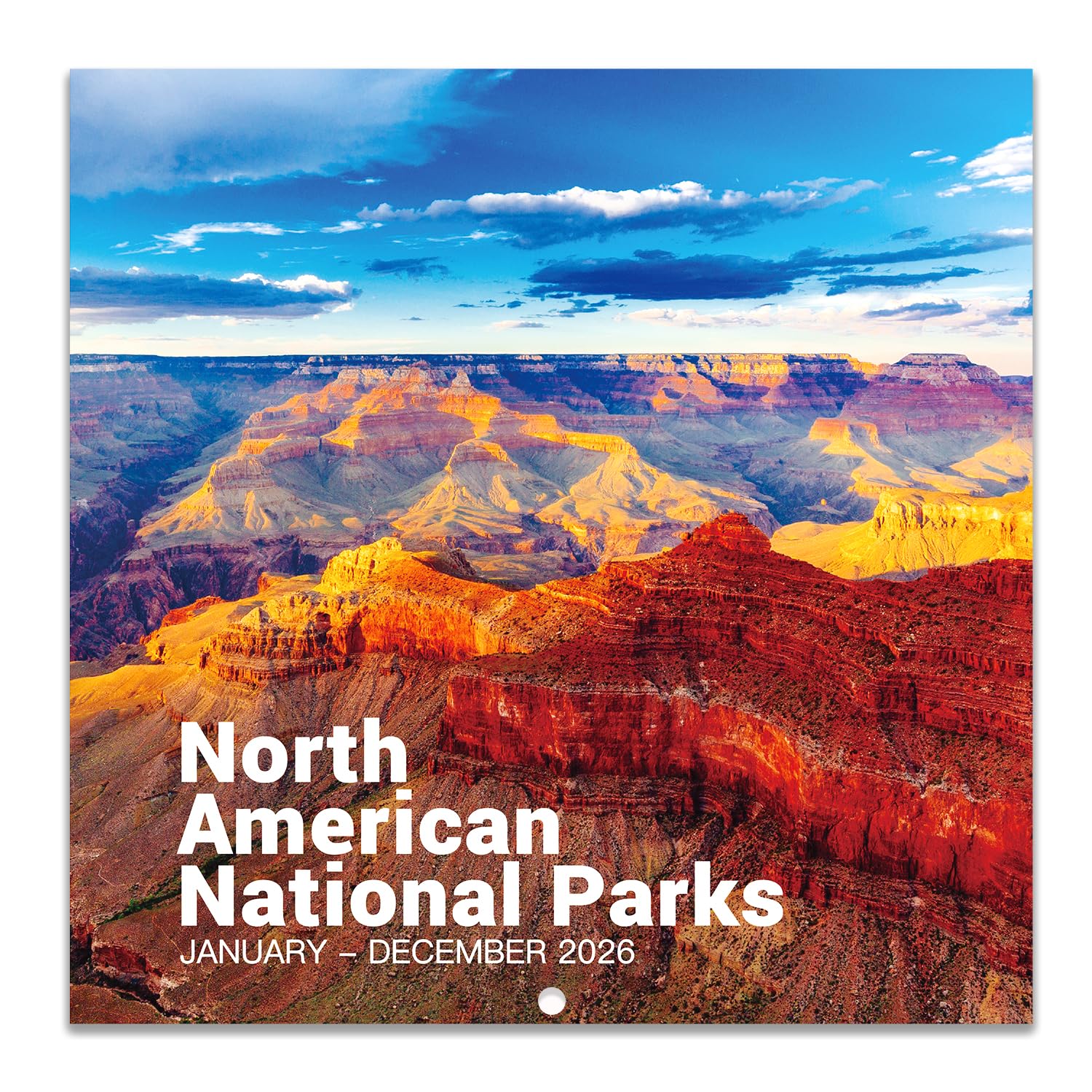 Photo 1 of 2026 Calendar - 2026 Wall Calendar - National Parks Wall Calendar 2026, Jan - Dec 2026, 12" x 24" (Open), Hanging Hook, Blocks and Holidays - Beautiful National Parks