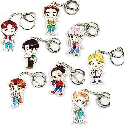 Amazon EXO Kpop Keychain Set fice Products