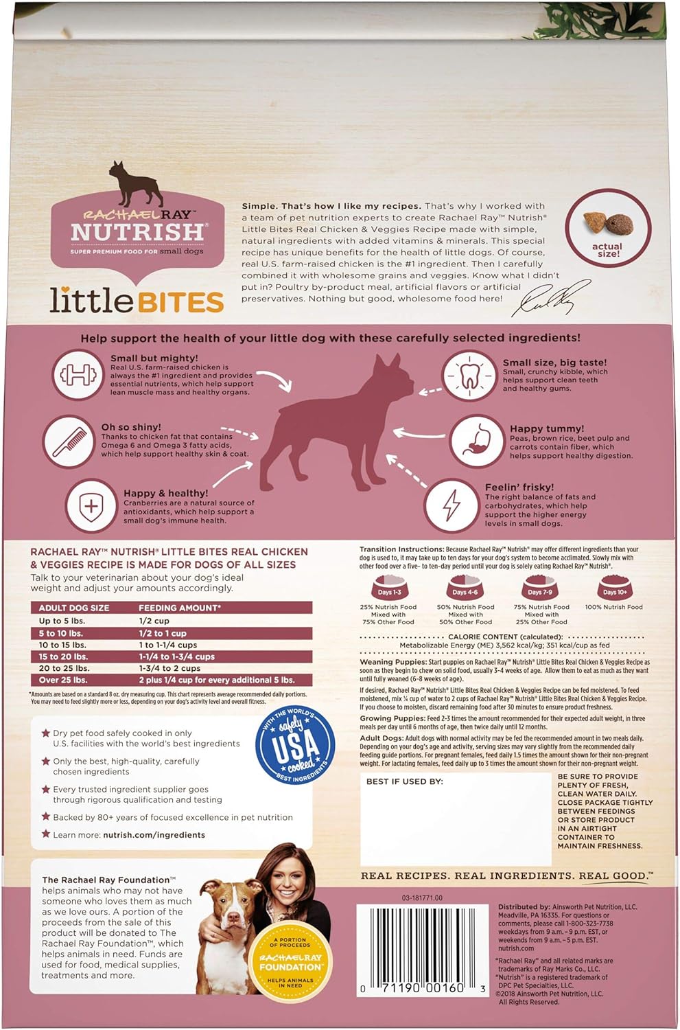 rachael ray dog food small bites