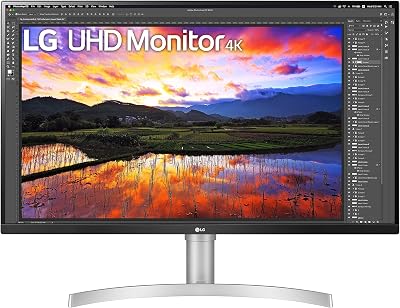 LG 32UN650P 32 inch 4K UHD IPS Monitor HDR10 AMD FreeSync White