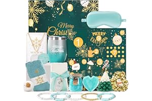 Joyliss Advent Calendar 2025 Women-12 Days of Christmas Advent Calendars for Adult Women and Teen Girls, Luxury Spa Self Care Christmas Gifts Basket Countdown Calendar for Mom Wife Girlfriend Green