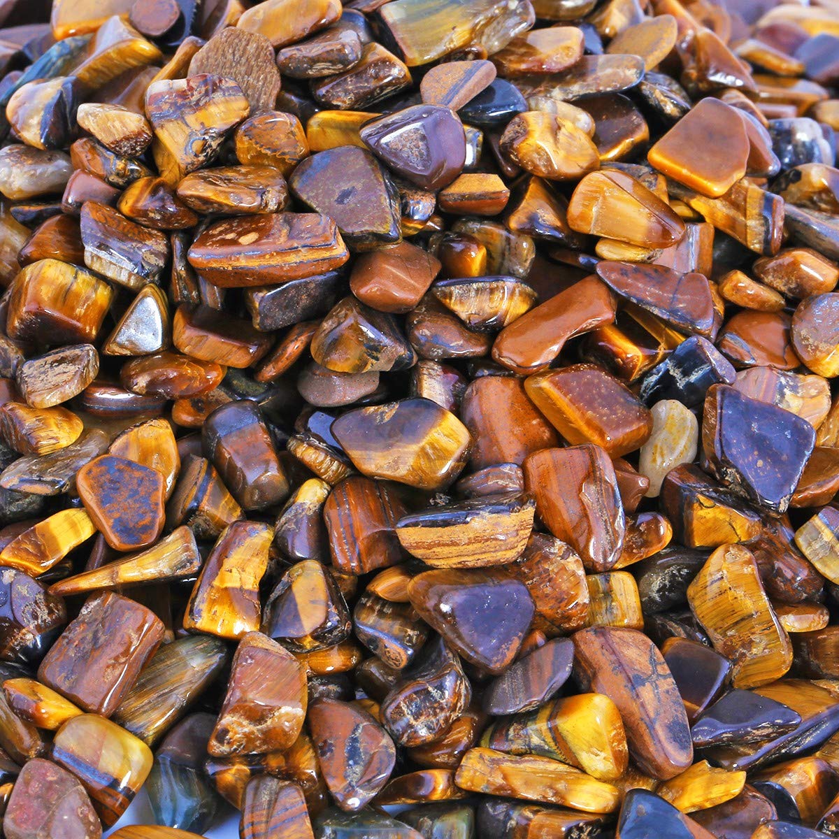 mookaitedecor 450 g natural mini gemstones, tumbled stones for decoration, storage stones, decorative stones for garden decoration.