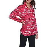 Karl Lagerfeld Womens Casual Bright Office Wear Blouse