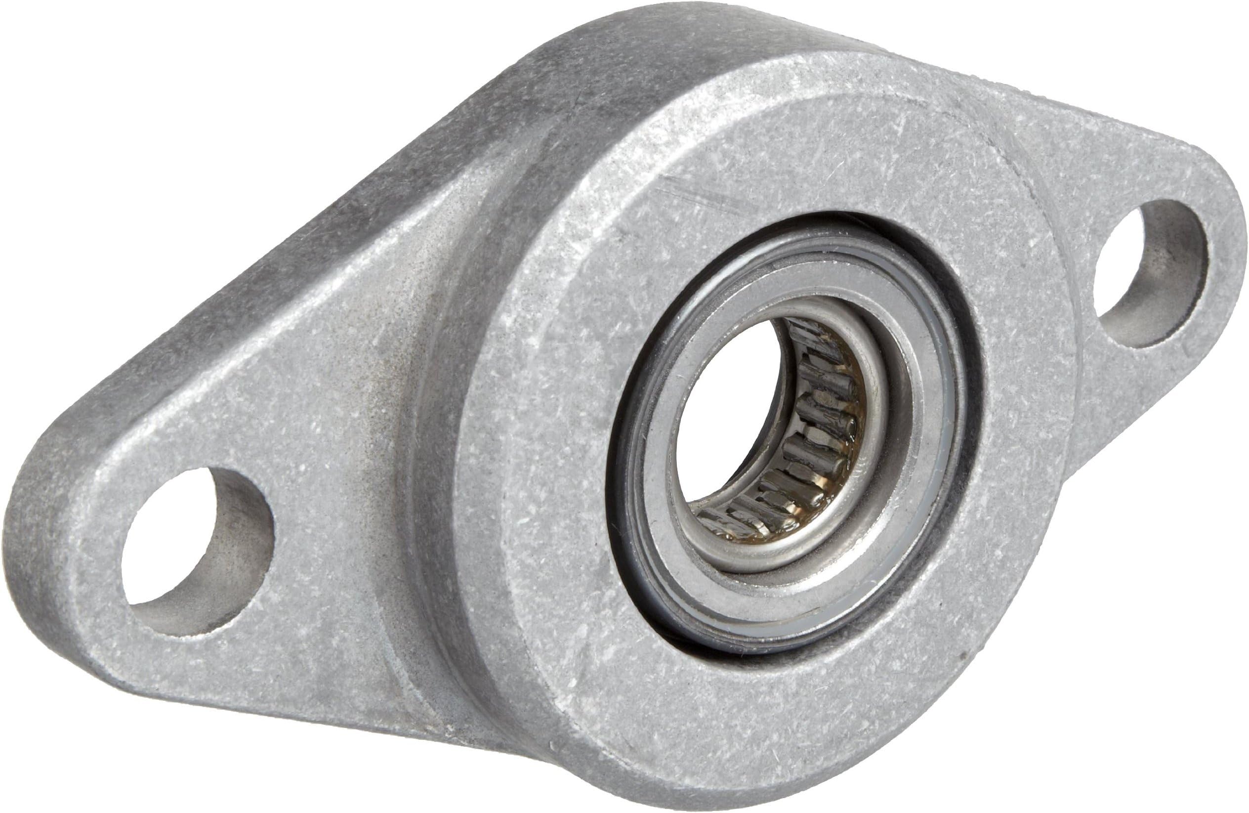 Spyraflo HF5-750-N Self-Aligning, Needle-Roller Bearing With Aluminum 2-Bolt Hole, 3/4" Inner-Diameter Housing-Flange