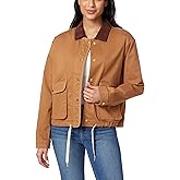 Angels Forever Young womens Everflex Relaxed Stretch Canvas Barn Jacket