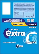 Extra Peppermint Sugar Free Chewing Gum Multipack 5 x 10 Pieces view 8