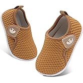 FEETCITY Baby Boys Girls First Walking Shoes Infant Sneakers Crib Shoes Breathable Lightweight Slip On Shoes