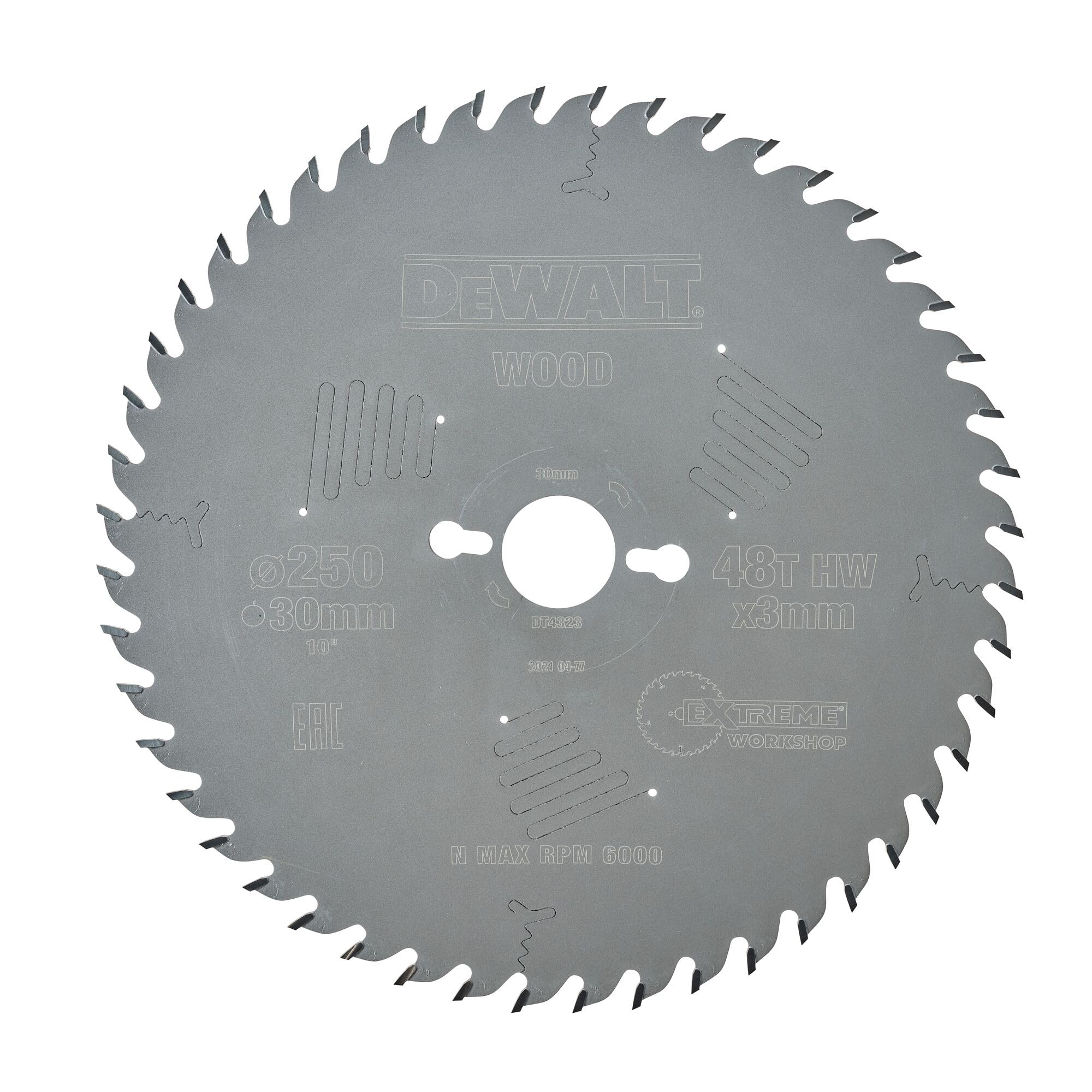 Dewalt DT4323-QZ 250 48 30 Extreme Blade ATB, Silver