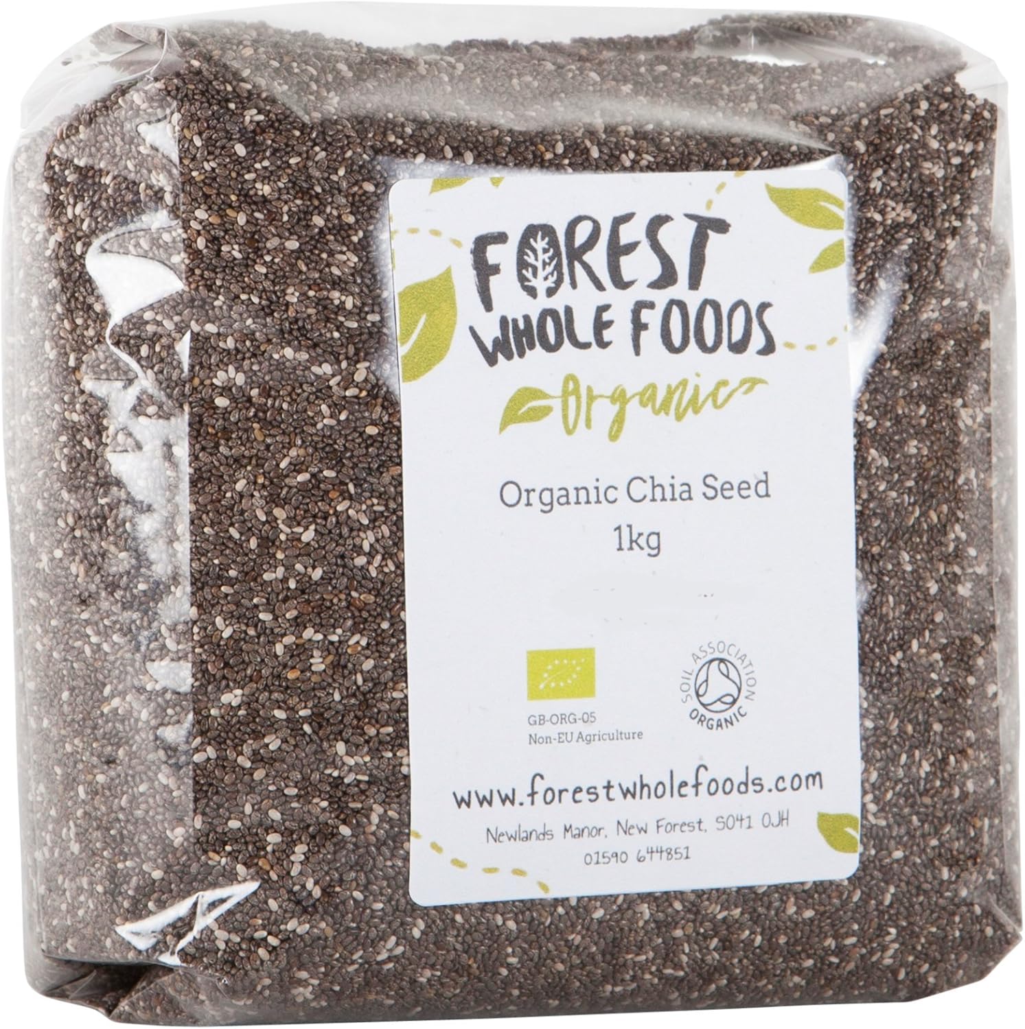 Forest Whole Foods Organic Chia Seeds 10kg Amazon.co.uk Grocery