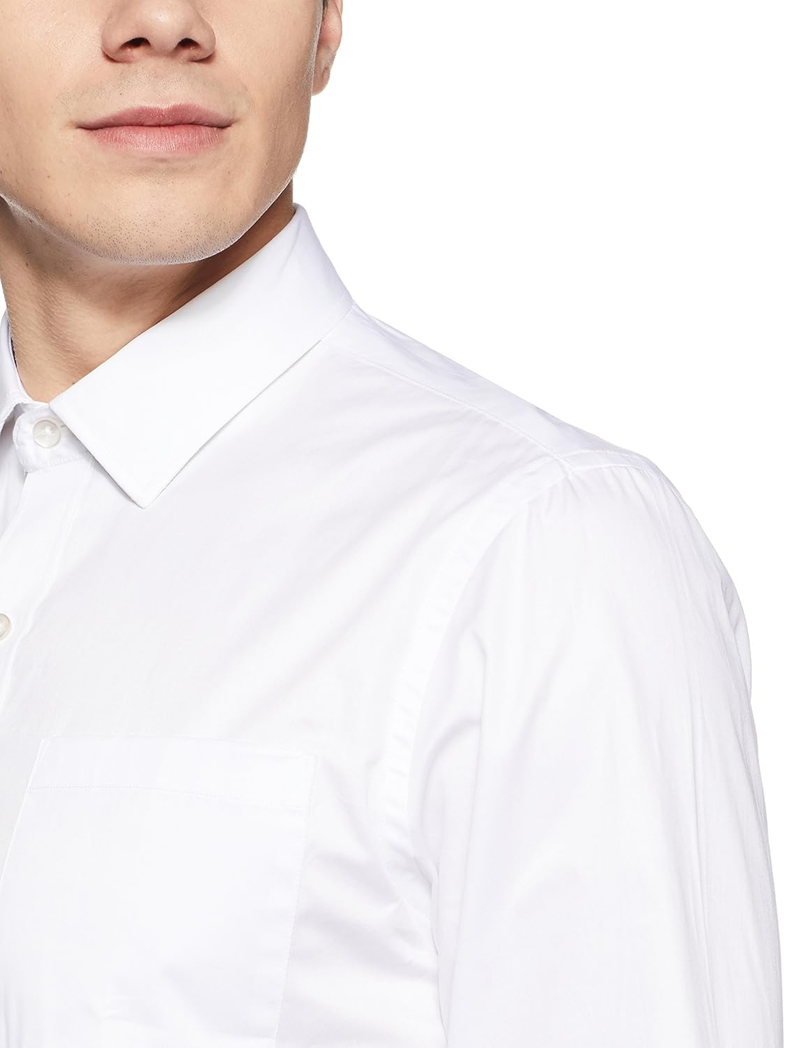 arrow men's solid slim fit formal shirt