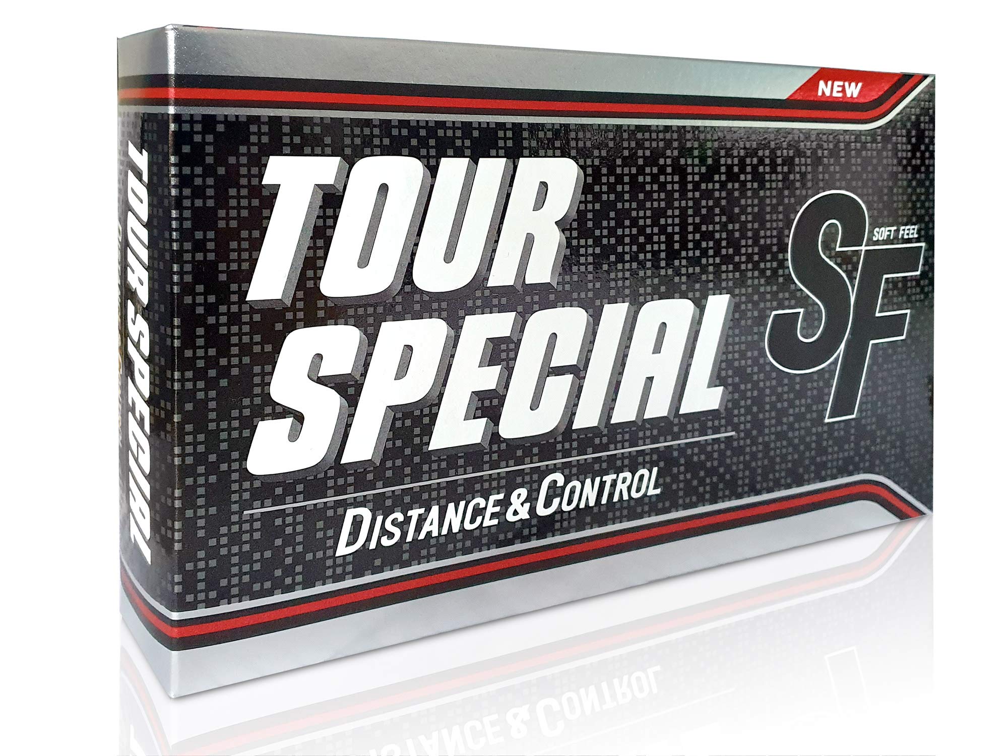 TOUR SPECIAL - 15 Golf Balls - Distance and Control - Golf Balls for Men and Women, White
