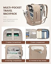 LOVEVOOK 40L Travel Backpack for Women&Men,Personal