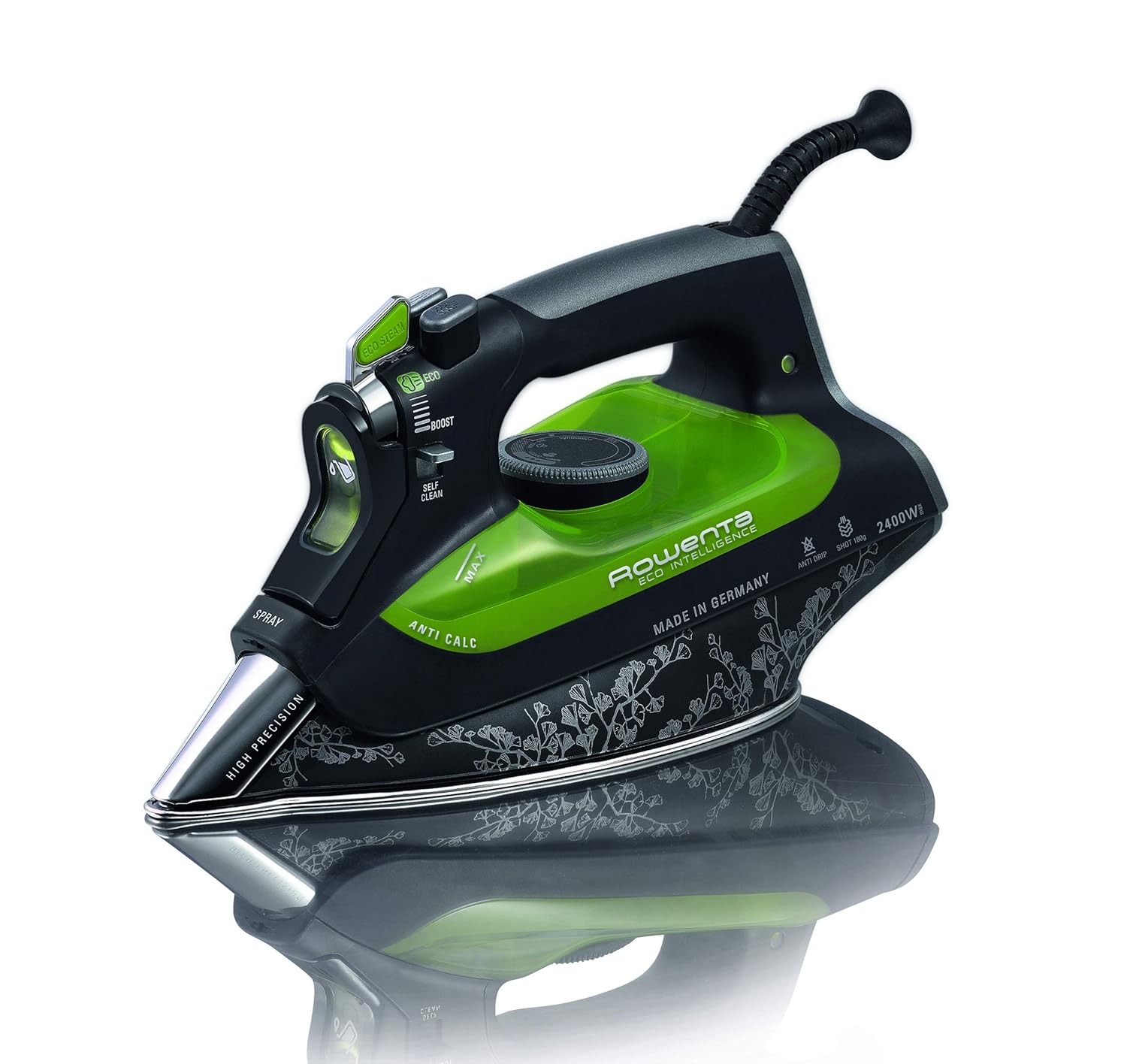 Rowenta DW6010 Eco Intelligence 2400-Watt Steam Iron, 220V (Non-USA Compliant)