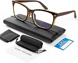 COOLOO Blue Light Blocking Glasses Anti Glare TR90 Frames Lightweight Gaming