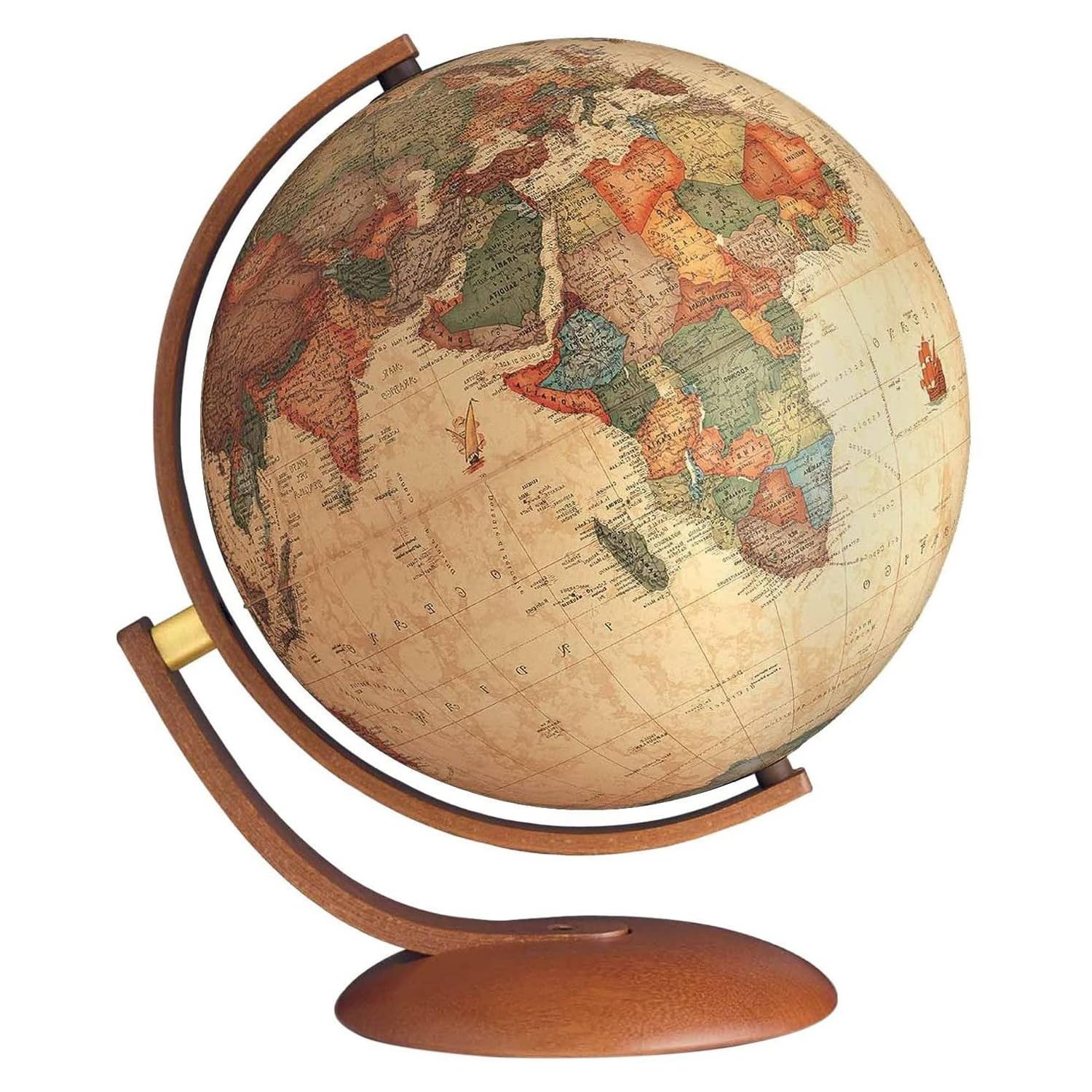 Nova Rico 0337OPANITLLL0V4 - Luminous Globe Globe Antique Style Optimus, 37 cm