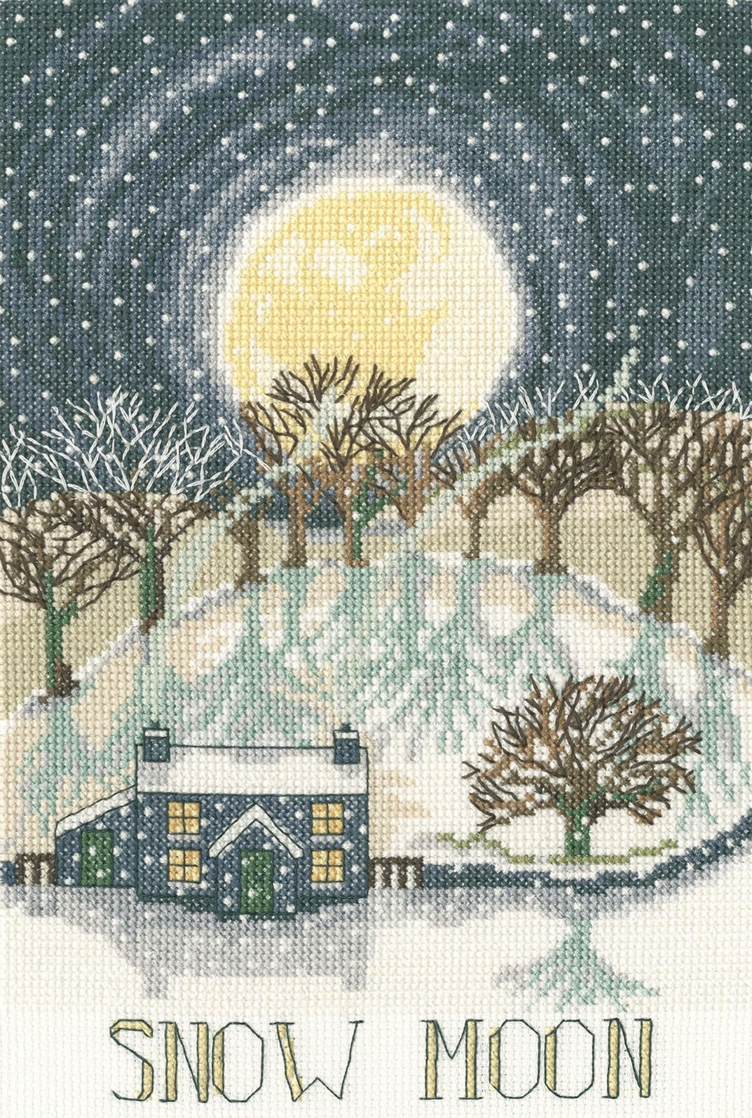 Bothy Threads - Snow Moon Counted Cross Stitch Kit