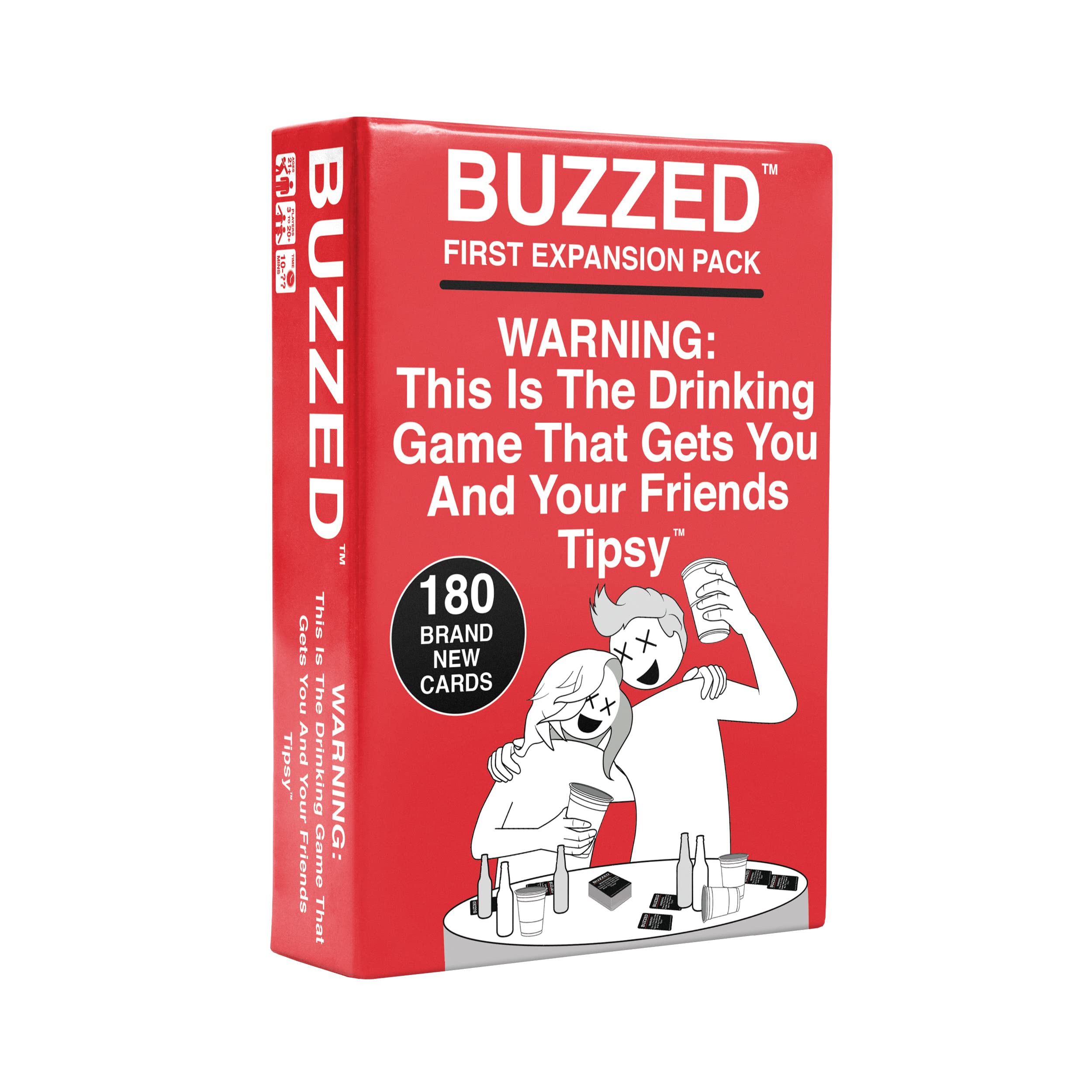 Buzzed - The Hilarious Party Game That Will Get You & Your Friends Hydrated - Expansion Pack #1 — image 1