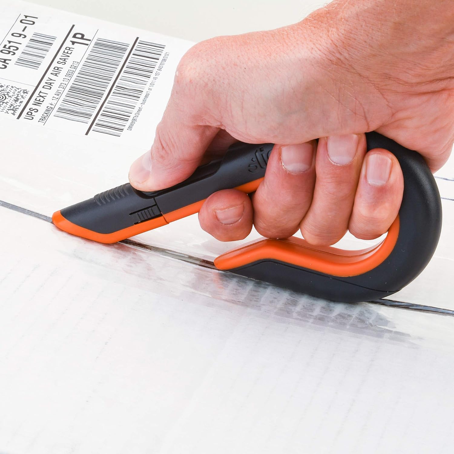 Slice 10400 Box Cutter, 3 Position Manual Button with Ceramic Blade: Industrial & Scientific