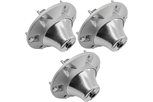 Caltric 3 Spindle Assembly with Bolt Compatible with John Deere Z915B Z915E Z920M Z920R Z925M Z930M Z930R