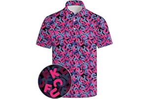 wunjqen Golf Polos for Men Funny Moisture Wicking Golf Shirts Performance Quick-Dry Polo Shirts Short Sleeve
