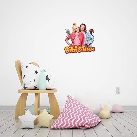 Home Garden Wall Tattoo Wall Tattoo Bibi Tina Bibi And Tina Riding Colourful Home Decor